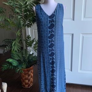 Rabit Designs Smokey blue maxi dress